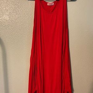 Red orange tank/tunic